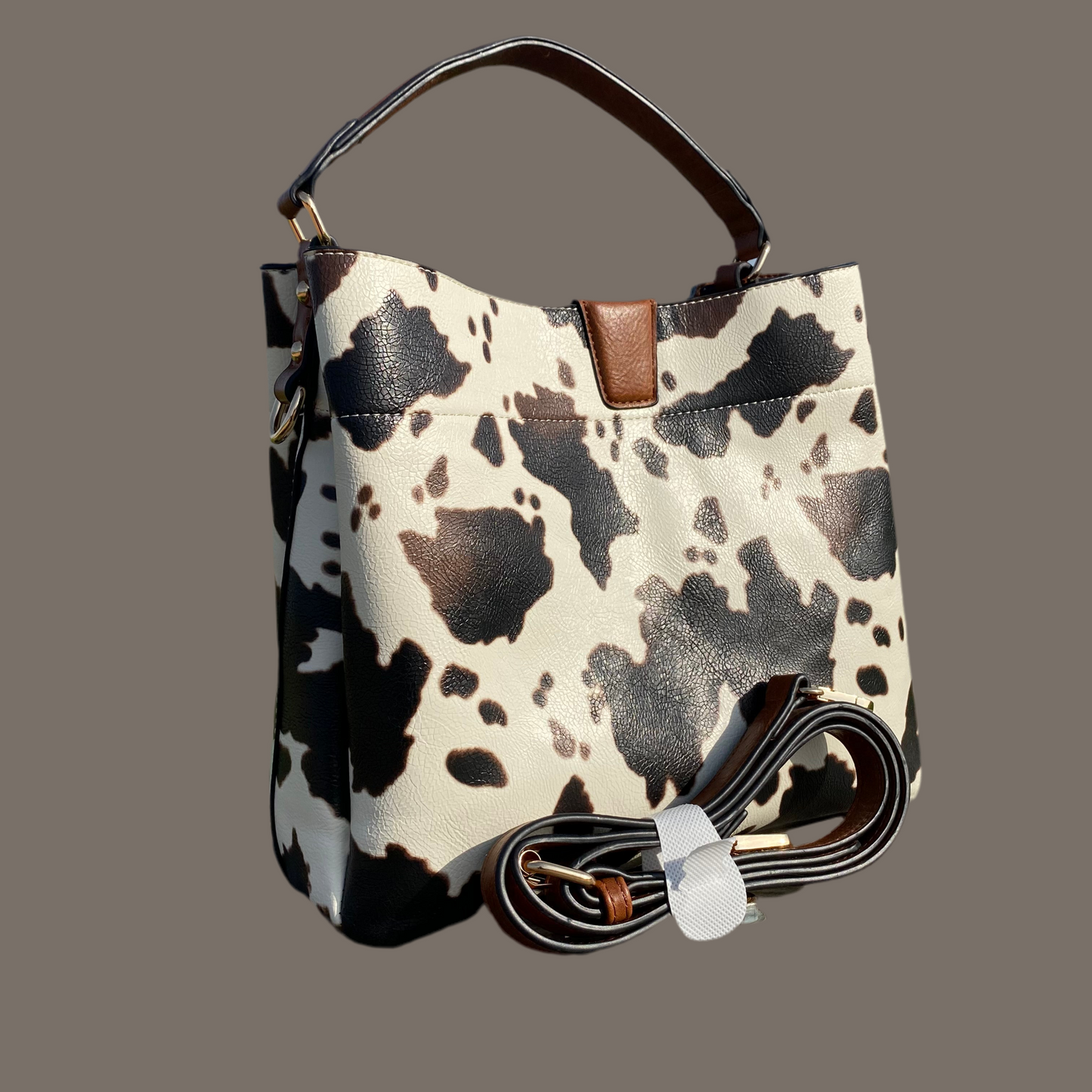 Cow Print Tote Bag