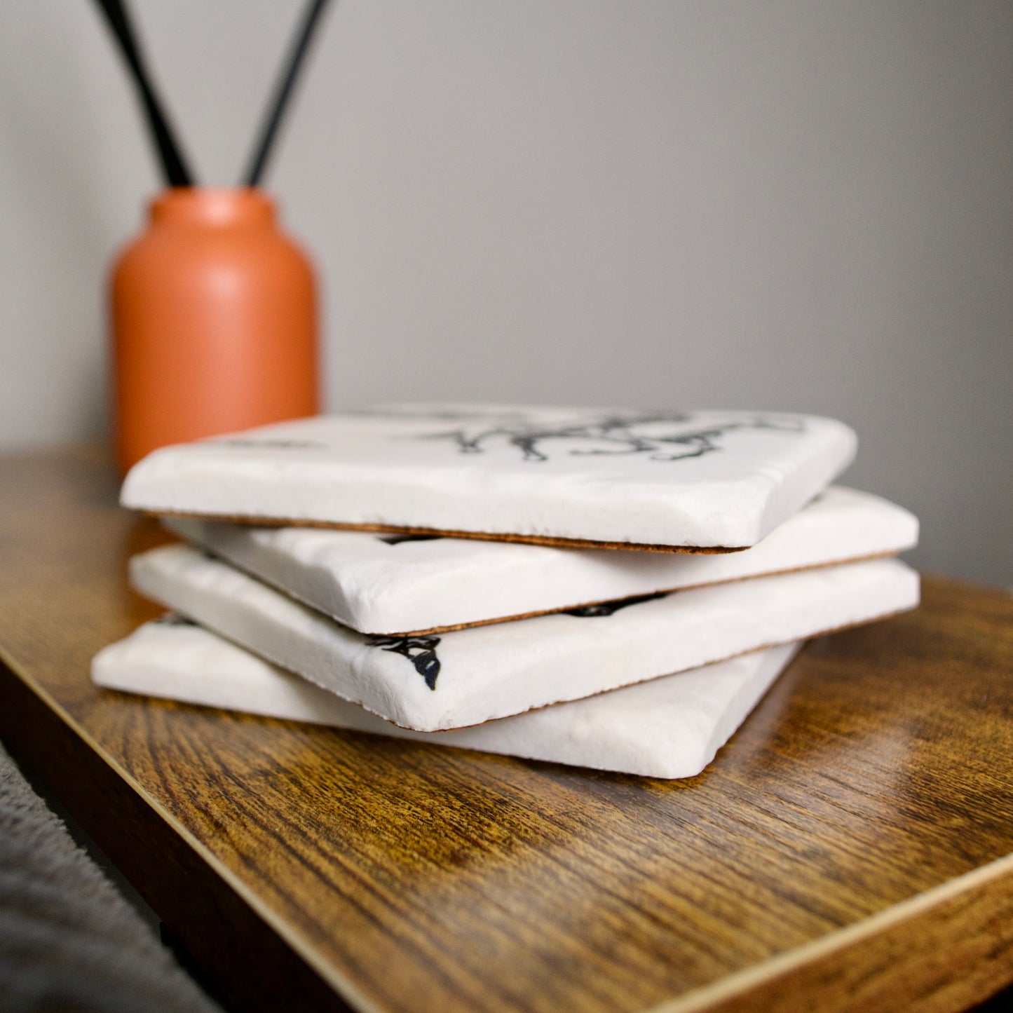 Western Stone Coaster Set