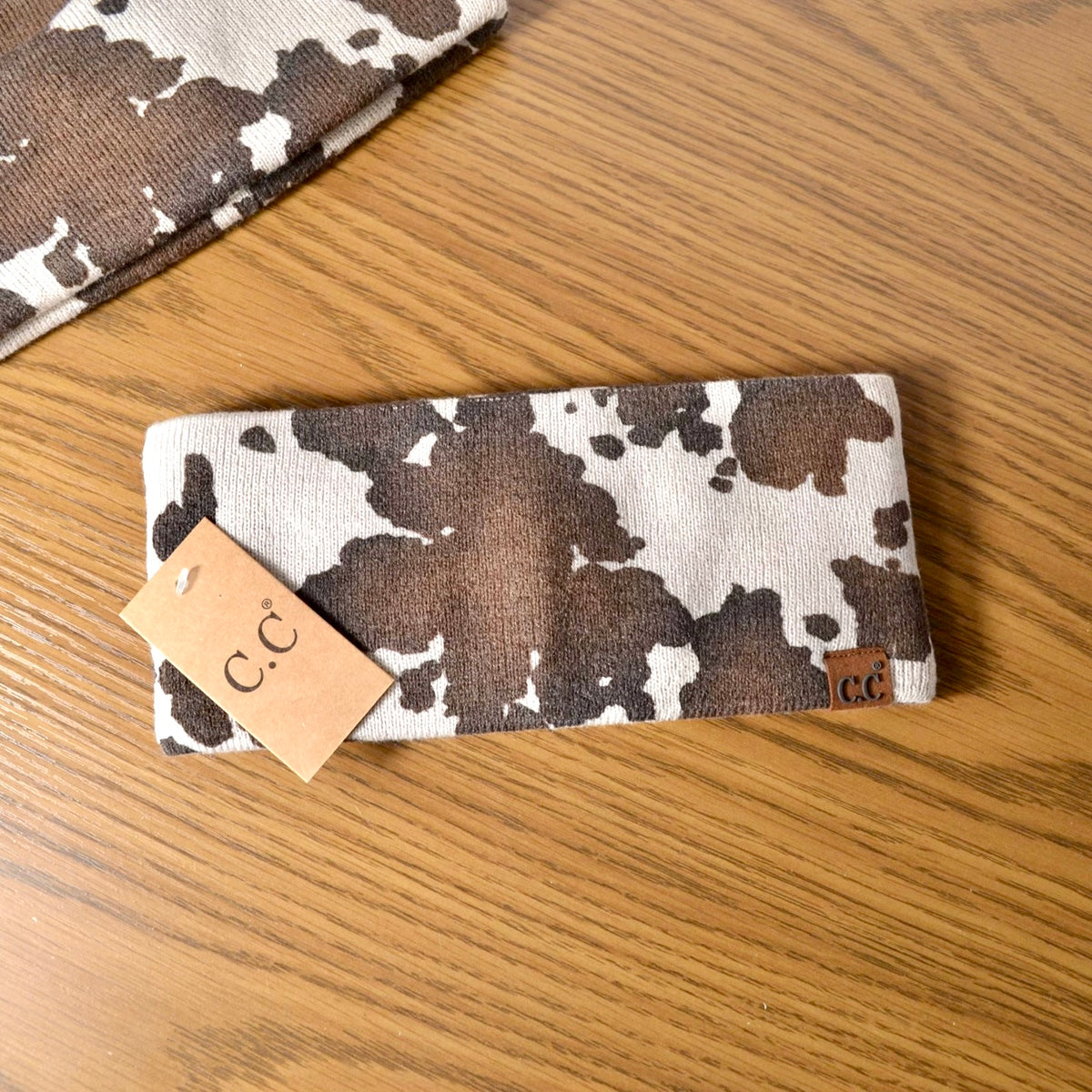 Cow Print Headband