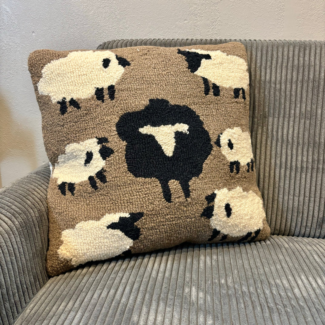 Sheep 18x18 Hook Pillow