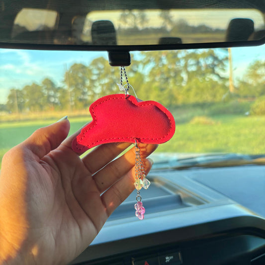 Cowgirl Hat Car Charm