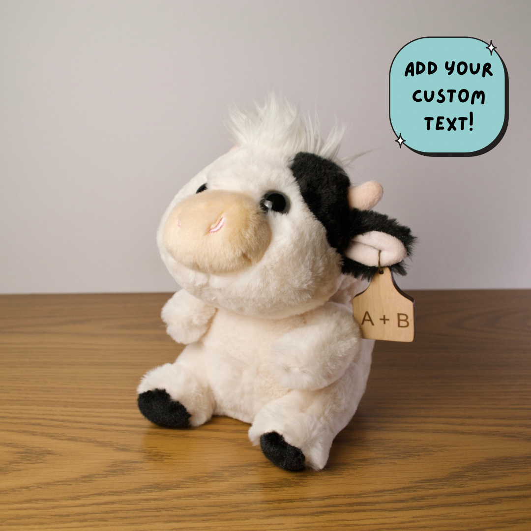 Personalized Chubby Cow Plush