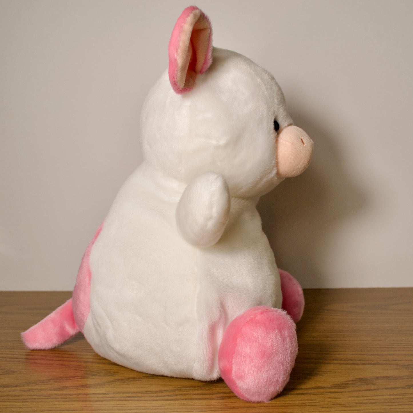 Personalized Strawberry Sweetie Cow Plush With Cow Tag