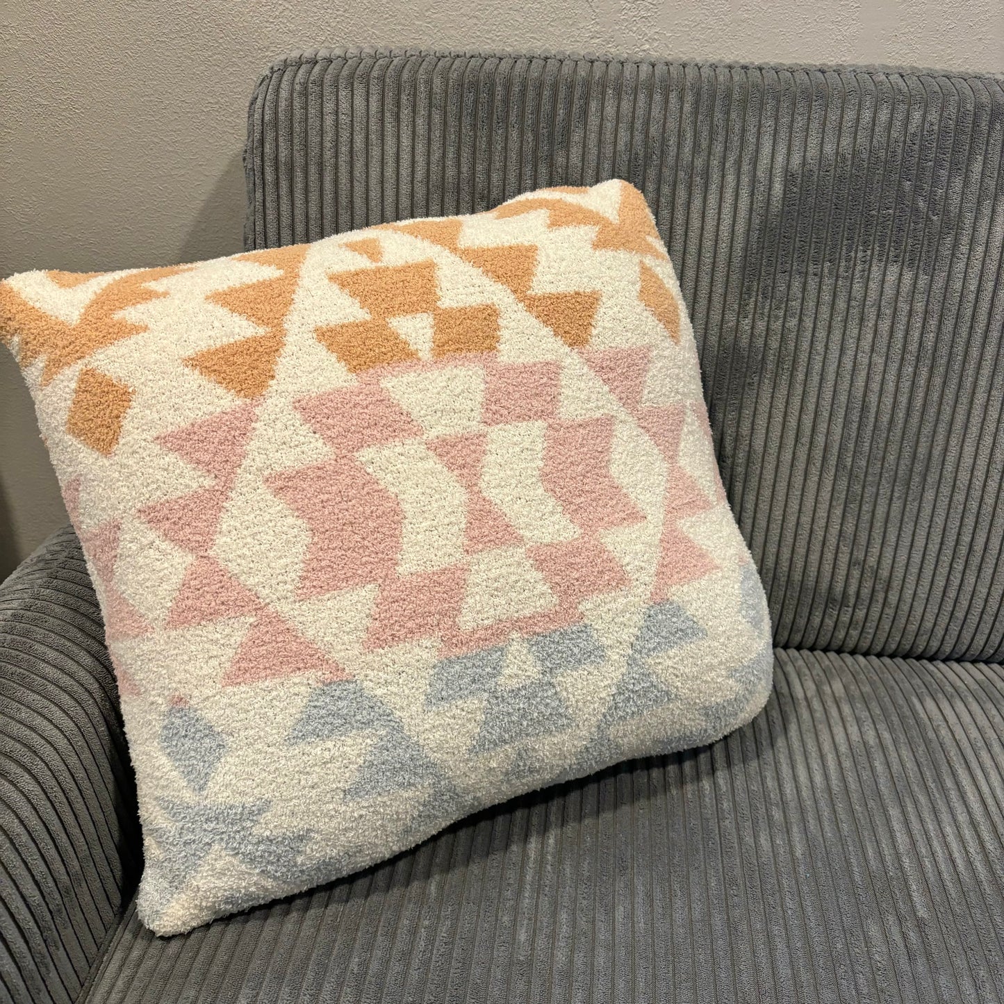 Aztec Microfiber Throw Blanket with Pillow Cover