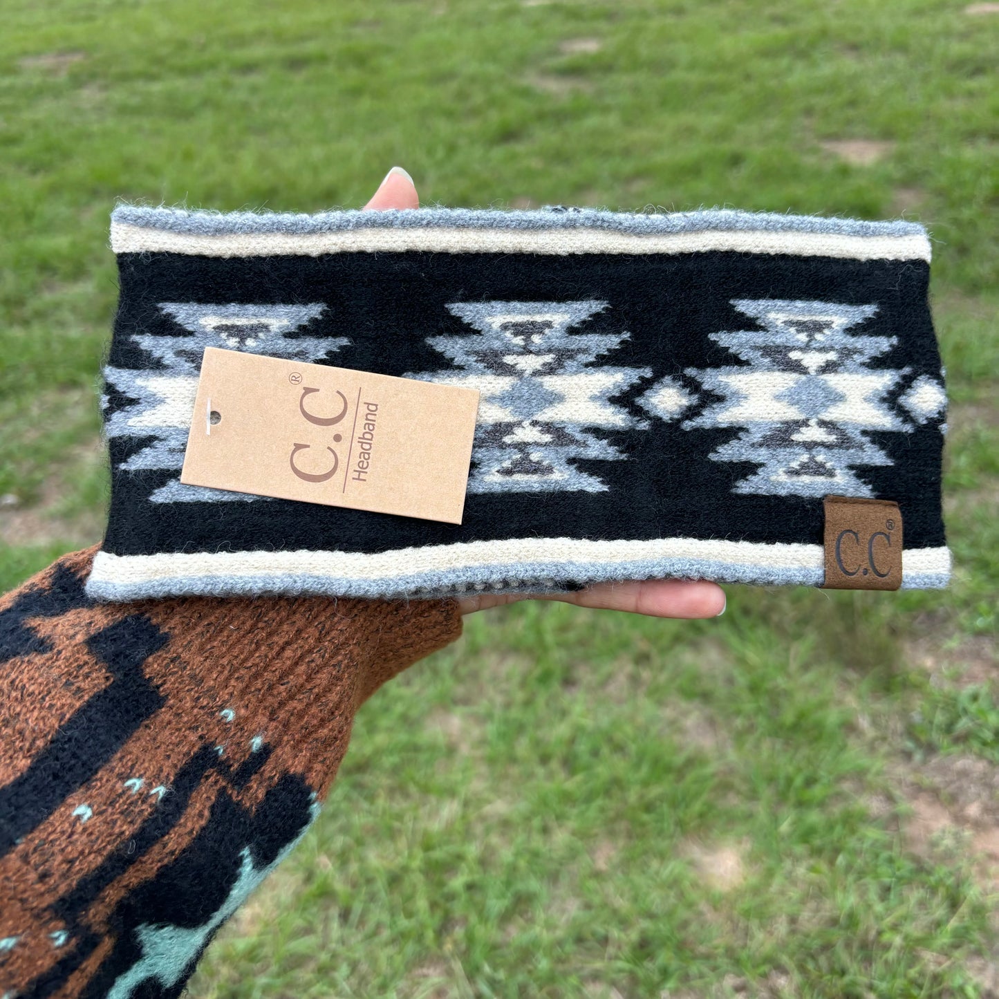 Black Southwestern Headband