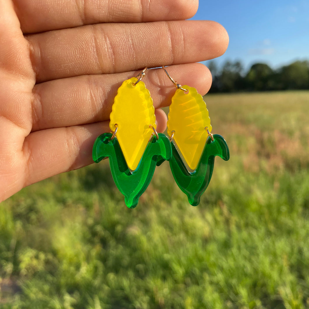 FREE with a purchase of $40 or more! Corn Earrings