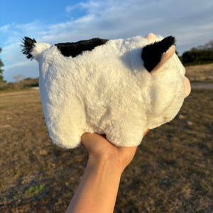 Personalized Cow Plush With Cow Tag