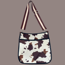 Load image into Gallery viewer, Large Neoprene Cow Print Crossbody
