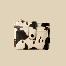 Load image into Gallery viewer, Small Foldable Cow Print Wallet
