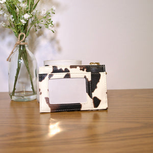 Small Cow Print Wallet