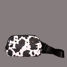 Load image into Gallery viewer, Cow Print Fanny Pack Sling Bag
