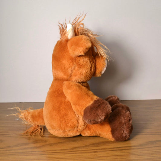 Personalized Sitting Highland Cow Plush With Cow Tag