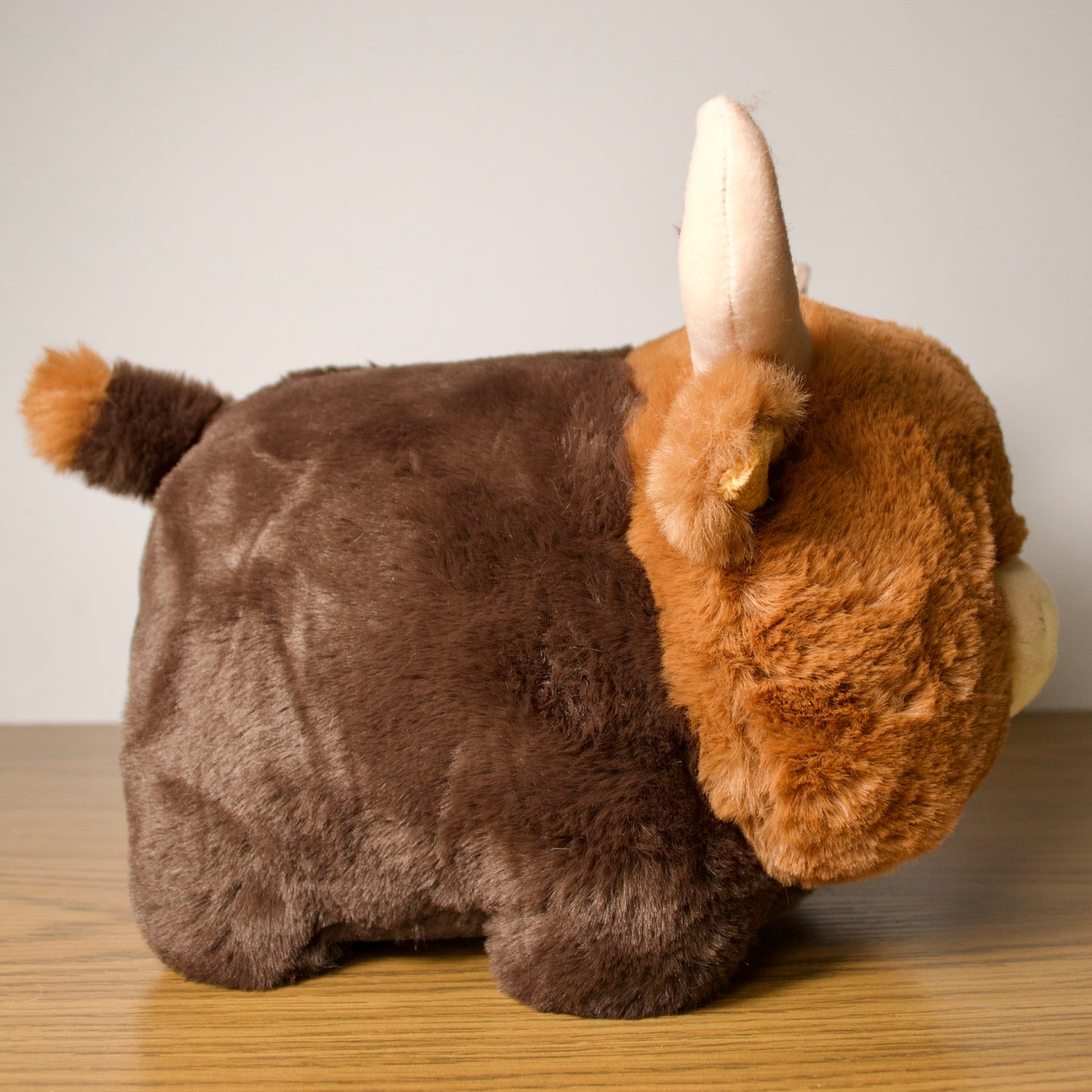 Personalized Big Longhorn Plush With Cow Tag