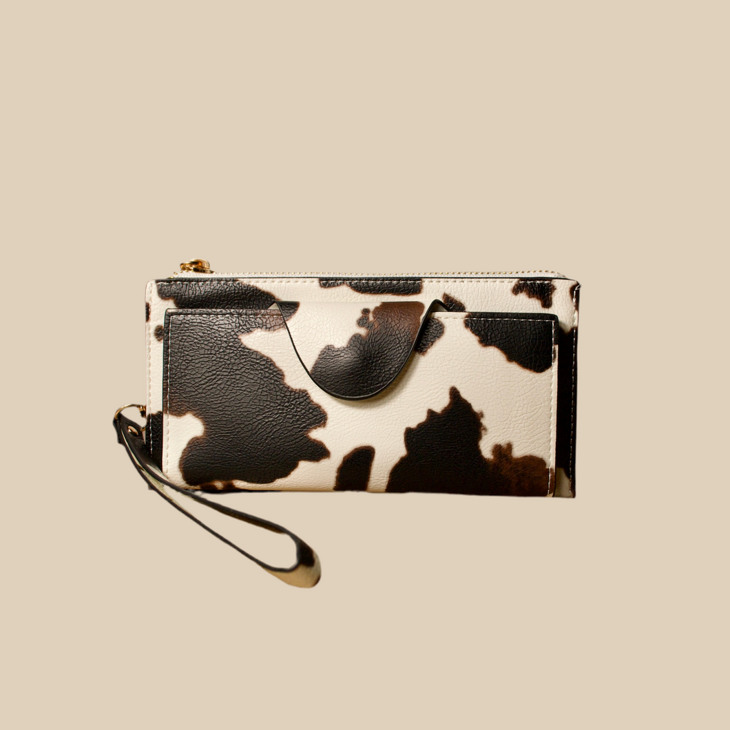 Cow Print Wallet