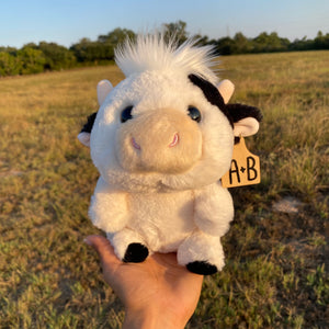 Personalized Chubby Cow Plush