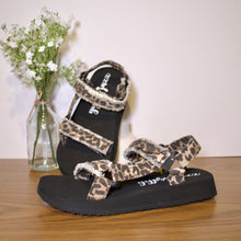 Load image into Gallery viewer, Gypsy Jazz Leopard Sport Sandal
