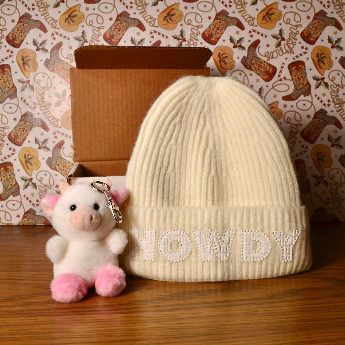 Beanie & Keychain Gift Set