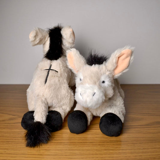 Faithful Donkey Plush with Cross