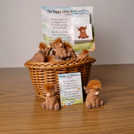 Highland Cow Tiny Figurine