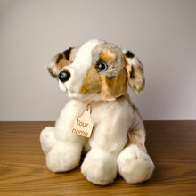 Load image into Gallery viewer, Personalized Australian Shepherd Dog Plush with Collar
