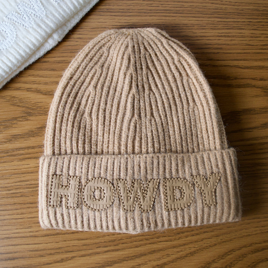 Brown Howdy Beanie