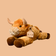 Load image into Gallery viewer, Personalized Bull Plush With Cow Tag
