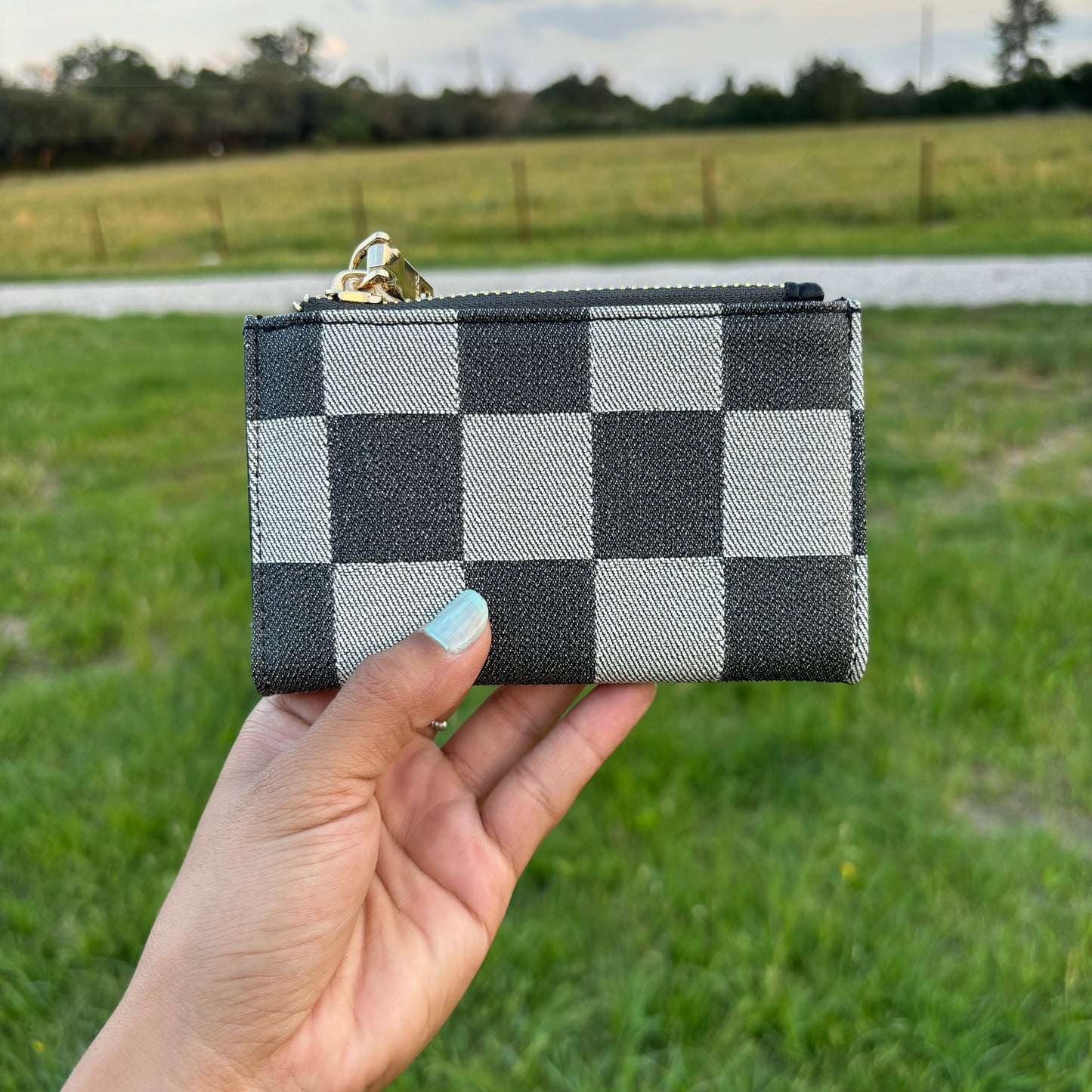 Checkered Wallet