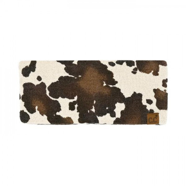 Cow Print Headband