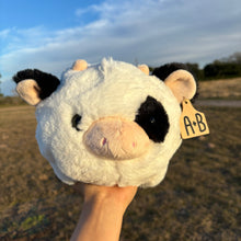 Load image into Gallery viewer, Personalized Big Holstein Cow Plush With Cow Tag
