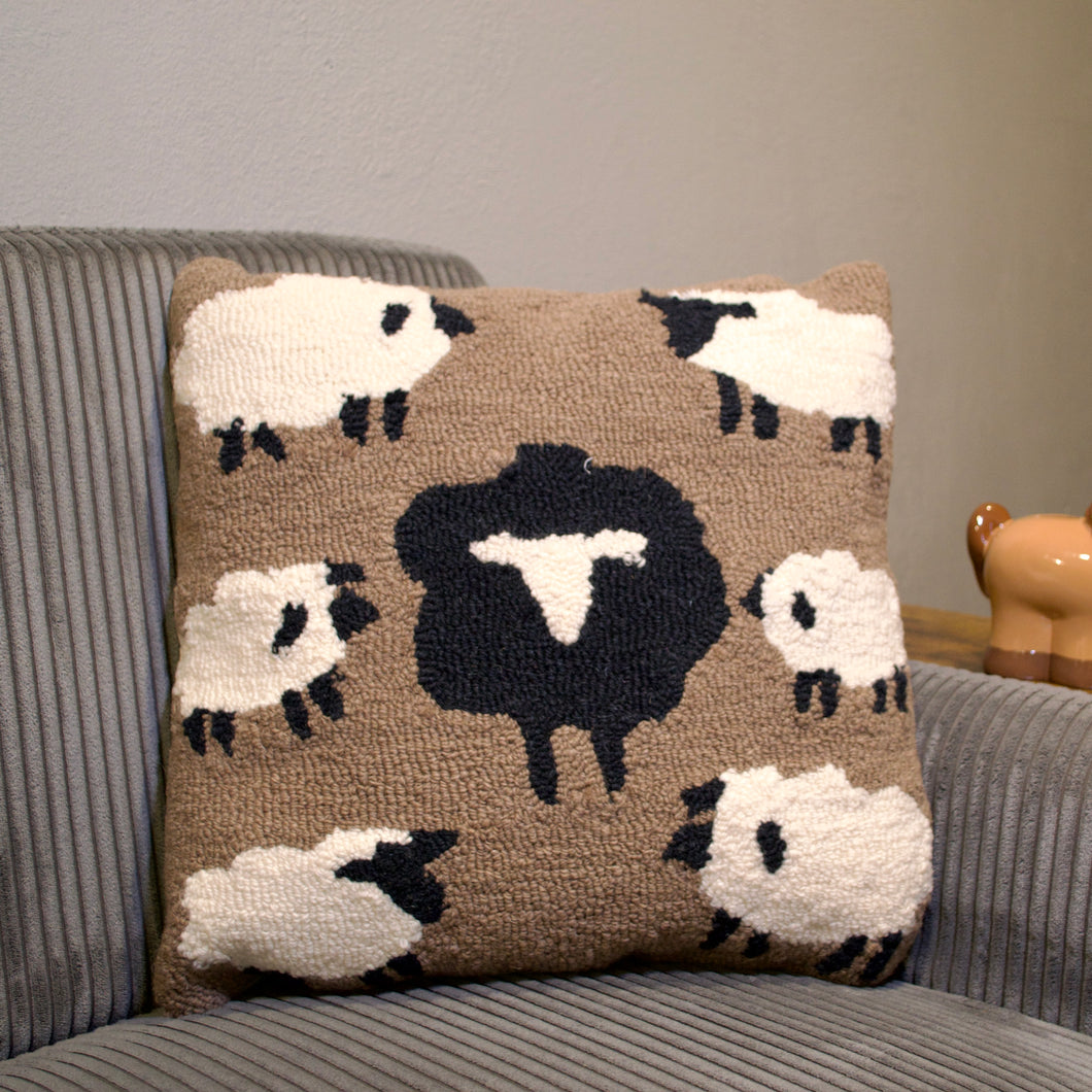 Sheep 18x18 Hook Pillow