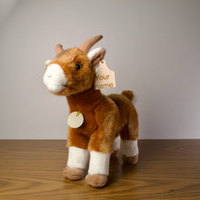 Load image into Gallery viewer, Personalized Standing Goat Plush With Cow Tag
