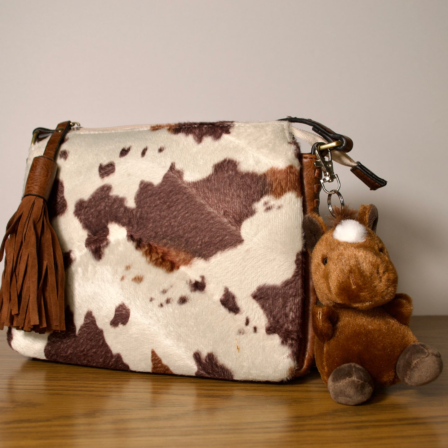 Horse Plush Keychain
