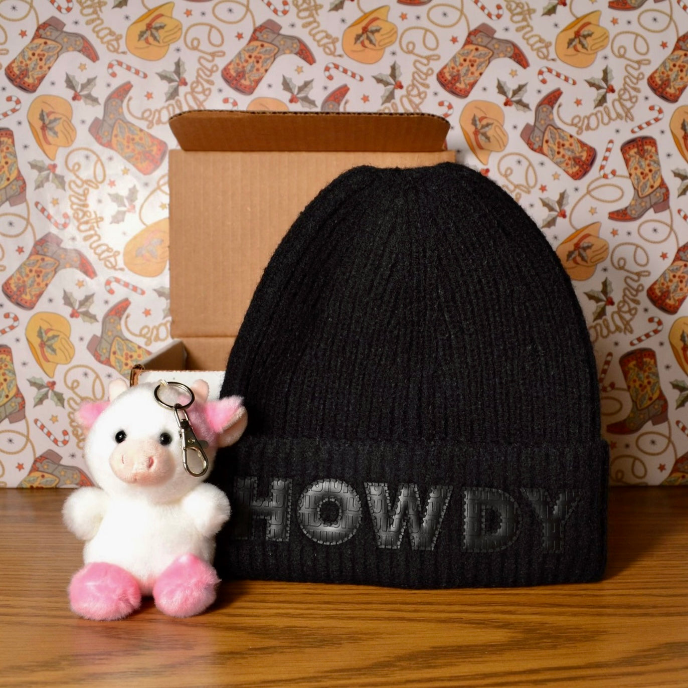 Beanie & Keychain Gift Set