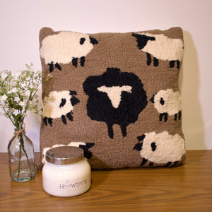 Sheep 18x18 Hook Pillow