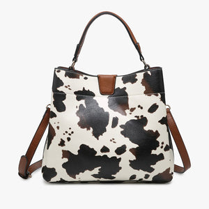 Cow Print Tote Bag