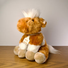 Load image into Gallery viewer, Personalized Horse Plush with Cow Tag Collar
