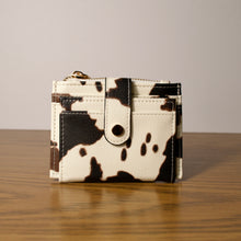 Load image into Gallery viewer, Small Foldable Cow Print Wallet
