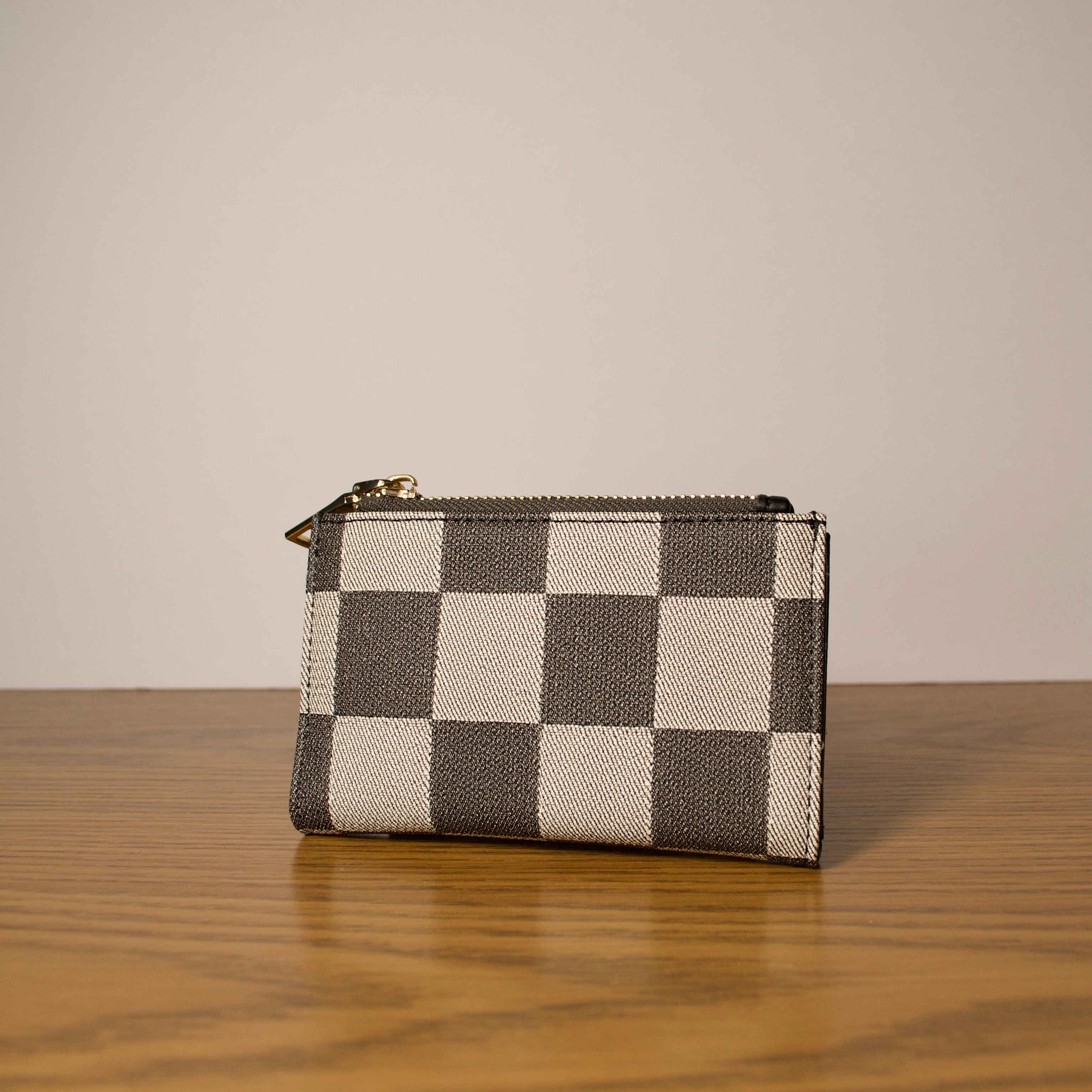 [HAZZYS]Checkered Coloration Leather Card Wallet★人気★ Amazon.com: Leheybia 1 Pcs Checkered Wallet Checker Card Bag