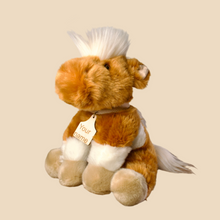 Load image into Gallery viewer, Personalized Horse Plush with Cow Tag Collar
