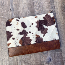 Load image into Gallery viewer, Cow Print Laptop Sleeve 13”
