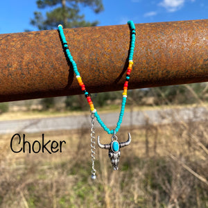 FREE with a purchase of $40 or more! Sunset Bull Choker