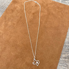Load image into Gallery viewer, 16” Sterling Silver Texas Necklace
